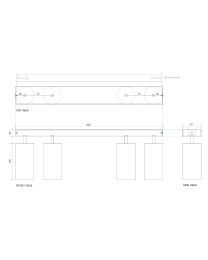 Sprint Evo 40 on base 4.0 Surface-mounted Spot Nickel