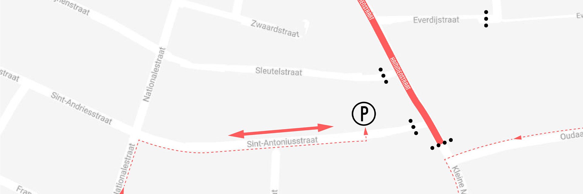 Ter info: Kammenstraat autovrij 28/6 - 15/7